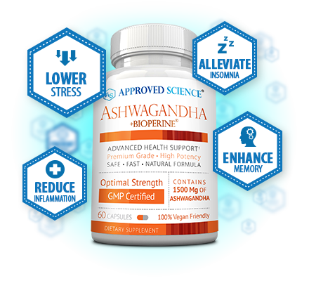 Approved Science Ashwagandha Bottle Plus